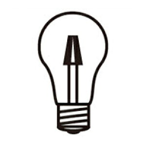ODELIC LED電球(LEDランプ) フィラメント形 電球色(2700K) 白熱電球40形相当(40W形相当) 全光束485lm E26口金 専用調光器対応 No271G(LDA4LCFDA60)