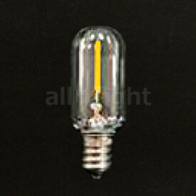 TOZAI　LED電球　フィラメント形ミニLED電球　装飾用　AC110V仕様　防水仕様　ナツメ球　T20　深赤系電球色（2100K）　0．8W　60lm　E12　クリア　TZT20E12C0811021