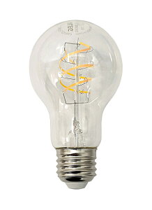 ALEG�@Spiral Filament LED�@�t�B�������gLED�d���@��ʓd���`�@LED�p�t�ʑ�������ɑΉ��@60W�`�i60W�����j�@840lm�@6.6W�@E26�@�d���F2700K�@LDA7LC60FLD927