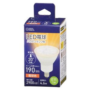 �I�[���d�@�@LED�d���@�n���Q�������v�`�@60W�`�@��50(50mm)�@E11�����@4.6W�@620lm�@�d���F�@���p(22°)�@LDR5LME115