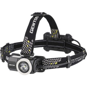 GENTOS�@Astrum�V���[�Y�@LED�w�b�h���C�g�@���P�x�`�b�v�^�C�v���FLED�@IPX5�@�ő�350lm�@�P3�`�A���J���d�r3��(�e�X�g�p�t��)�@AST01D