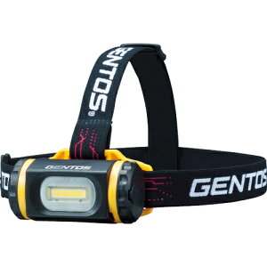 GENTOS�@Ganz�@�h�����C�g�V���[�Y�@�h��LED�w�b�h���C�g�@USB�[�d���@���P�x���FCOB LED�@�ϐo�E�h�����d�l�iIP65�����j�@200lm�@��p�[�d�P�[�u���E��pAC�A�_�v�^�[�t���@GZBH10