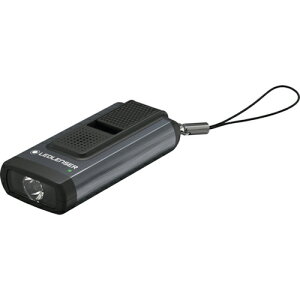 LEDLENSER�@�L�[���C�g�@K�V���[�Y�@Ledlenser K6R Safety�@�h�ƃu�U�[�t���@LED�@IP2X�@400lm�i�u�[�X�g�j�@5000K�`8000K�@��p�[�d�r(�t��)�@�O���[�iGray�j�@502580