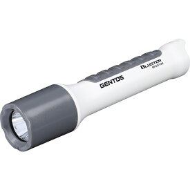GENTOS　BLUSTERシリーズ　LEDフラッシュライト　懐中電灯　銀イオン抗菌加工　高輝度チップタイプ白色LED　IP68　落下耐久10m　最大400lm　単3形アルカリ電池2個用（テスト用付属）　BRAG10M