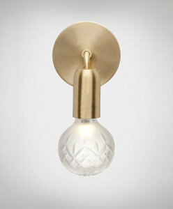 LEE BROOM�@���[�E�u���[���@�u���P�b�g�i�Ǌ|���Ɩ��j�@FROSTED CRYSTAL BULB WALL�@���t�@LED�d���t���i���M�d��100W���� �d���F E26�j�@�t���X�g�@FROSTED CRYSTAL BULB WALL