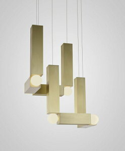 LEE BROOM�@���[�E�u���[���@�y���_���g���C�g�@VESPER DUO�@�V�䒼�t�@LED�d���t���iG4 1.5W ×6 �d���F�j�@�O�t���h���C�o�[�E�V�[�����O�v���[�g�t���@BRUSHED GOLD�i�u���b�V���h�S�[���h�j�@VESPER