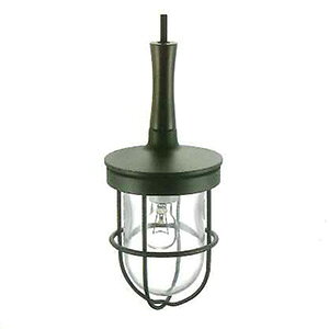 松本船舶 インサイドシリーズ R1型ダイニングライト 引掛シーリング式 ブラック(黒色) 艶消黒塗装仕上 ランプ付 クリア電球タイプLED電球色(白熱電球40W相当)付 屋内用 E17口金