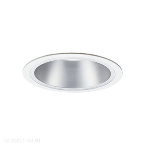 MAXRAY�@NEW BASE DOWN�@1500Lm TYPE�i�t�B�N�X�h�_�E�����C�g�j�@��100mm�@�{�̐F�z���C�g(��)�@LED�����@3000K(�d���F)�@�S����1161lm�@�z���F�g�U�@72209010091(MD209010091+OP0130070)