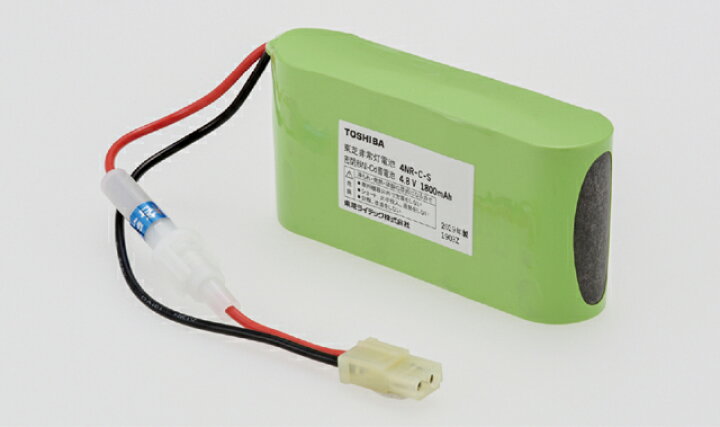 楽天市場】東芝 誘導灯・非常灯用バッテリー 4．8V・1800m 