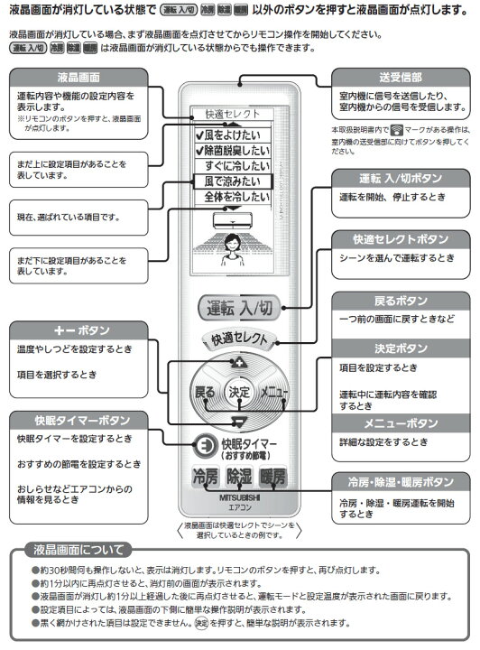 楽天市場】三菱 ルームエアコン 霧ヶ峰用 リモコン UG124(M21 EAN 426 