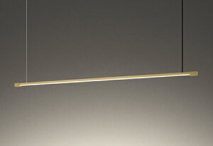 ODELIC シャンデリア LED一体型 埋込穴φ75mm 長さ1510mm FLR40W相当 調光 電球色2700K サテンゴールド OC257240