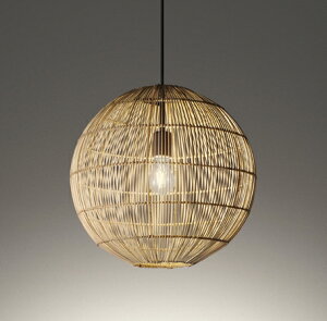 ODELIC ペンダントライト 引掛シーリング LEDランプ付 白熱灯器具40W相当 調光 高演色 電球色2700K ナチュラル OP273007LC