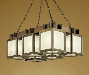 ODELIC 和風照明 ペンダントライト 直付 高演色LED 〜8畳 LEDランプ付 6灯 連続調光・調色 電球色〜昼光色 Bluetooth OC114146BR1