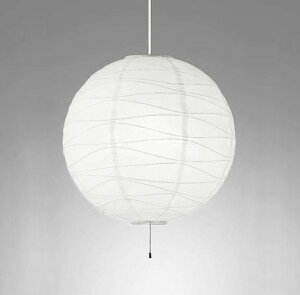 ODELIC 和風照明 ペンダントライト 引掛シーリング 白コード スイッチ付 高演色LED LEDランプ付 〜12畳 非調光 昼白色5000K OP052387NWR