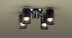 パナソニック　天井照明器具　シャンデリア　簡易取付方式　LED電球一般電球タイプ4．4W（40W形相当　E26口金　電球色）×4灯　(ランプ付き)　本体ブラックニッケル仕上　LGB57452 ※受注生産品