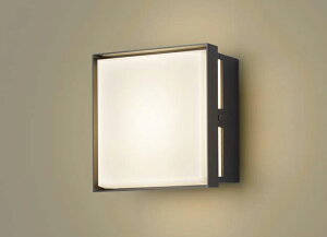 パナソニック 壁直付型 LED(電球色) ブラケット 密閉型・拡散タイプ LEDフラットランプ交換型・防雨型 白熱電球60形1灯器具相当 ランプ付き XLGE8030CE1(LGW85221B+LLD4000LCE1)