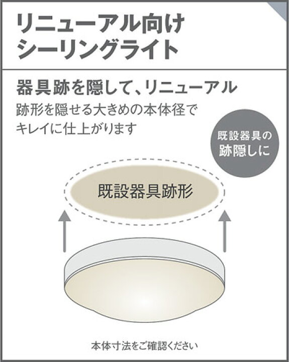 楽天市場】パナソニック 天井直付型 LED（温白色） 小型シーリング 