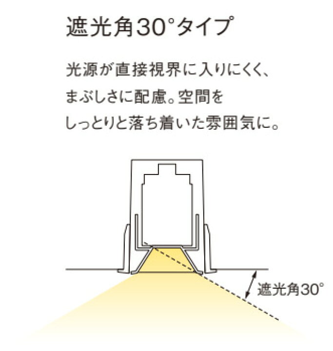 楽天市場】パナソニック LEDダウンライト 遮光角30°タイプ 埋込穴 