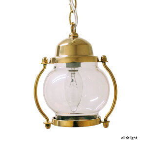 ゴーリキアイランド ペンダントライト 引掛シーリング式 CANIM−P(キャニム・P) シャンデリア電球40Wまで E17口金 真鍮磨き仕上げ(ゴールド) ランプ付 P1700CL