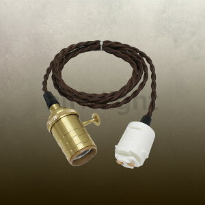@cCXgR[hgy_g@_Ng[p@vO^Cv@^JiS[hj@vʔ@E26@60W܂Ł@R[h170cm@TwistedCord Pendant Rail E26 170cm@ႠyΉi