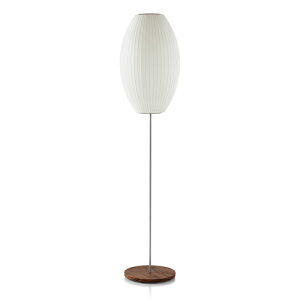 ���C�����t�@�j�`���[�@HermanMiller�i�n�[�}���~���[�j�@NELSON BUBBLE LAMP(�l���\���E�o�u�������v)�@NELSON CIGAR LOTUS FLOOR M WALNUT�@�t���A�X�^���h�@�t�b�g�X�C�b�`�t���@�����v�ʔ�(E26 100W×1)�@�z