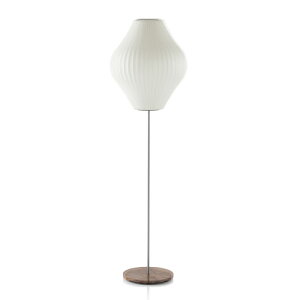 ���C�����t�@�j�`���[�@HermanMiller�i�n�[�}���~���[�j�@NELSON BUBBLE LAMP(�l���\���E�o�u�������v)�@NELSON PEAR LOTUS WALNUT FLOOR M�@�t���A�X�^���h�@�t�b�g�X�C�b�`�t���@�����v�ʔ�(E26 100W×1)�@�z