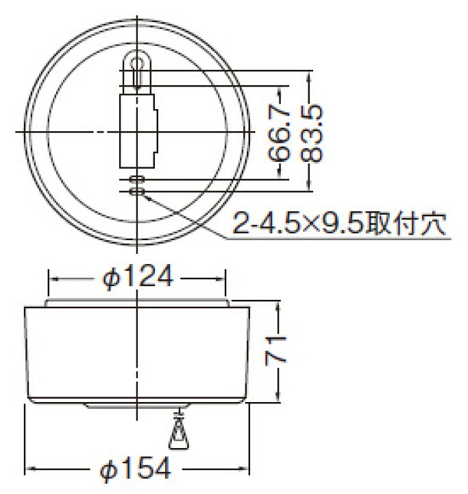 楽天市場】東芝 低天井用 直付非常用照明器具 ニカド電池使用 非常時 