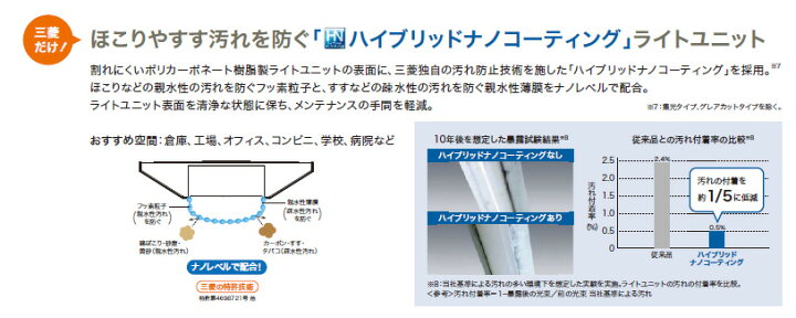 楽天市場】三菱 LEDライトユニット形ベースライト Myシリーズ 器具本体 