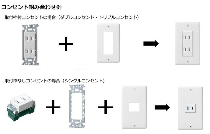楽天市場】パナソニック クラシックシリーズ 新金属コンセントプレート 