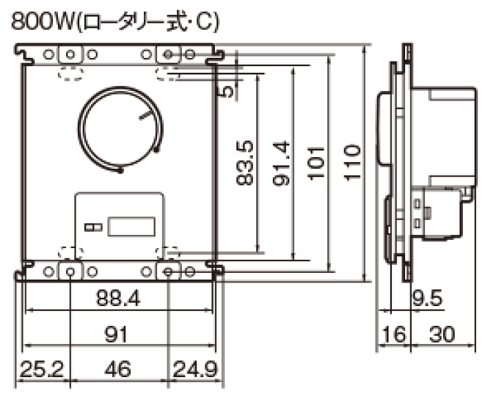 楽天市場】パナソニック 白熱灯専用調光スイッチ コスモシリーズワイド