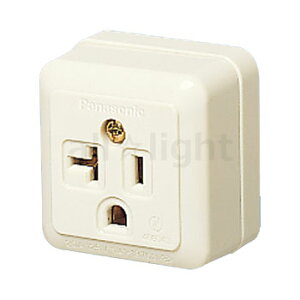 �p�i�\�j�b�N�@�I�o�R���Z���g�@15A�E20A���p125V�ڒn�p�^�R���Z���g�@�����[�q���@20A�@125V�@�~���L�[�z���C�g�@WK3821