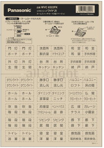 �p�i�\�j�b�N�@�R�X���V���[�Y���C�h21�@�l�[���X�C�b�`�J�[�h�@2�^�@�x�[�W���@WVC8322FK