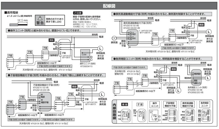 楽天市場】パナソニック 天井取付熱線センサ付自動スイッチ 広角検知形 