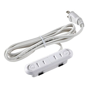 ELPA�@�Ƌ�p���ߍ��݃R���Z���g�@2�����R���Z���g�@���@�R�[�h��2m�@1500W�܂Ł@AC125V�@15A�@�X�g���[�g�v���O�@FOR22TW