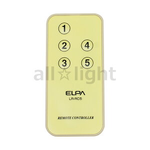ELPA 入/切リモコン(送信機) リチウム電池CR2025×1個(テスト用電池付) 専用入切アダプタ別売 LRRC5C