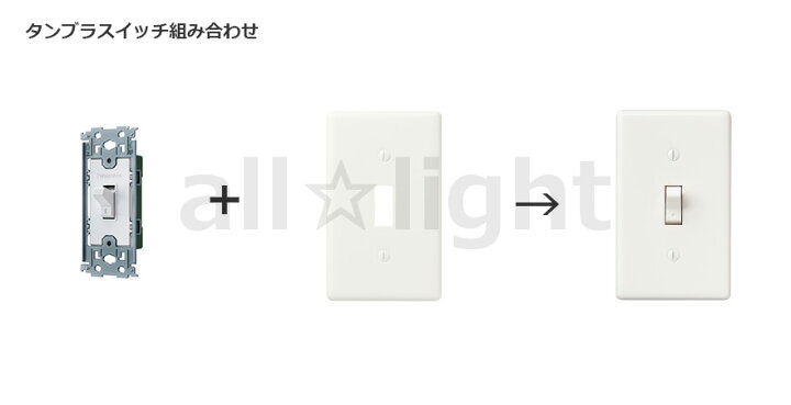 楽天市場】パナソニック タンブラスイッチ 埋込タンブラスイッチB（片 