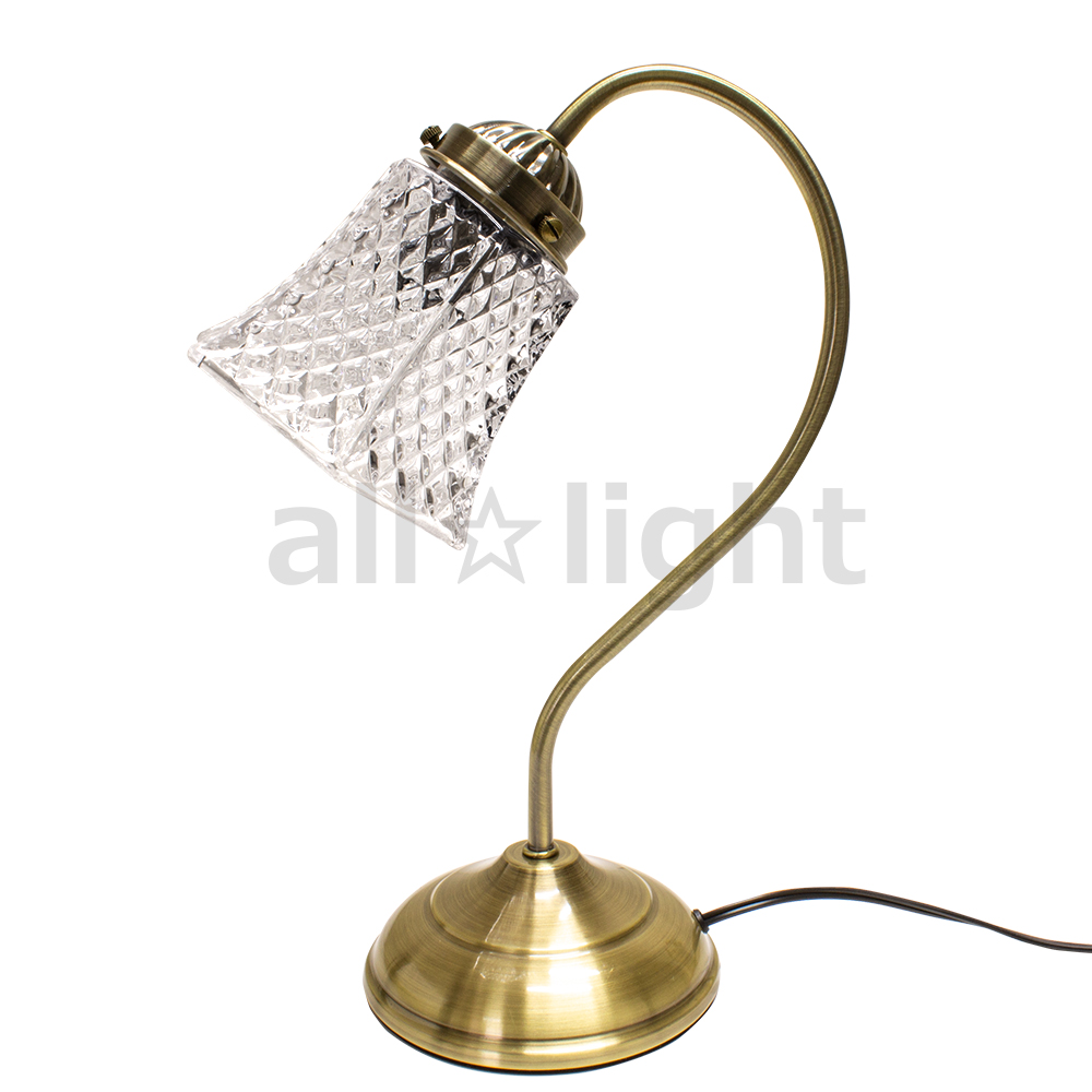 オーブ　アンティーク風　テーブルランプ　アンティーククリア　タッチセンサー　３段調光機能付き　シャンデリア電球４０Ｗ（ランプ付き）　 OF0691Tアンティーククリア | オールライト