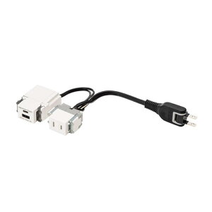 �X�K�c�l�@LAMP�@�����σR���Z���g�@DM2-A1UCA�^�@�d���iAC�j1���@USB1���@�d�C�H���s�v�@�z���C�g�@�ق���h�~�V���b�^�[�t�@USB Type-C/Type-A�Ή��@DM2A1UCAWT