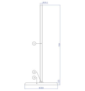 SWAN@FLOOR STAND@tAX^h@EXARM DIVAp@GOU[IvVitAx[X@EX`[@Vo[@FB991SV