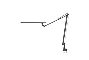 SWAN LEDIC EXARM 970 LEDデスクライト タッチスイッチ 3段調光(強12W 中6W 弱1.3W) クランプタイプ ブラック 1100lm 6500K LEX970BK