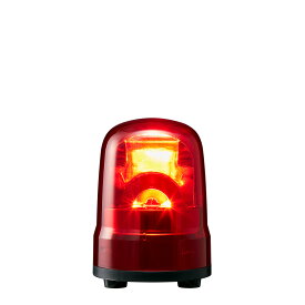 パトライト　LED回転灯（ブラシレスモータ） SK　DC12〜24V　2．9W　φ100mm　レッド（赤色）　キャブタイヤコード　SKHM1JR