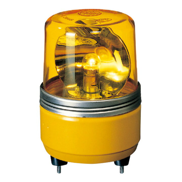 パトライト 黄色 パトライト 小型回転灯 SKH-EA DC12V 9 6W 100mm 