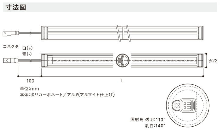 楽天市場】DNライティング 冷蔵・冷凍ケース照明用LEDモジュール 