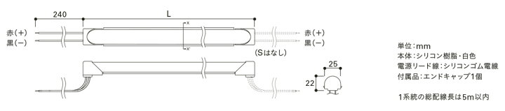 楽天市場】DNライティング 屋外用フレキシブルLEDモジュール FXA-T28 