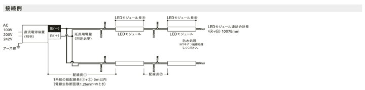 楽天市場】DNライティング 屋外用フレキシブルLEDモジュール FXA-T9 