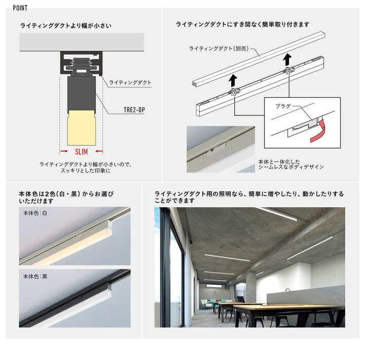 楽天市場】DNライティング TRIM LINE LED照明器具 ライティング 