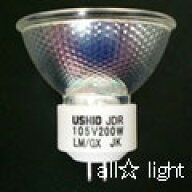 USHIO　ダイクロハロゲン　JDRφ50　105V用　GX5．3口金　200W　中角　JDR105V200WLMGX