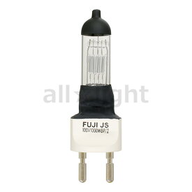 冨士電球　ハロゲン電球 JS（JIS名称：JP）　ステージ・スタジオ用大型タイプ　G22口金　100V　1000W　JS100V1000WBP2