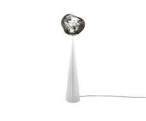 Tom Dixon�@�g���E�f�B�N�\���@�t���A���C�g�@�t���A�X�^���h�@MELT CONE FAT FLOOR SILVER�i�����g�R�[���t�@�b�g�t���A�V���o�[�j�@����1740mm�@���i�K�����@6.0W�@3000K�@�R���Z���g�E�O�t�X�C�b�`