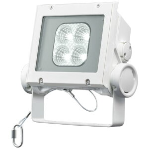 岩崎 LEDioc FLOOD NEO(レディオック フラッド ネオ) LED投光器 20クラス 中角タイプ 昼白色(5000K)タイプ 高演色 本体色:ホワイト LED一体形 耐塩塗装 ECF2041MNSAN8W ※受注生